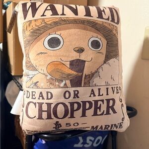 Chopper Wanted Poster Pillow